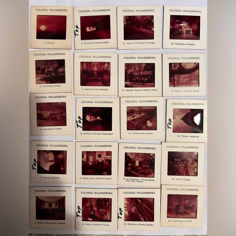 Colonial Williamsburg Photo Slides